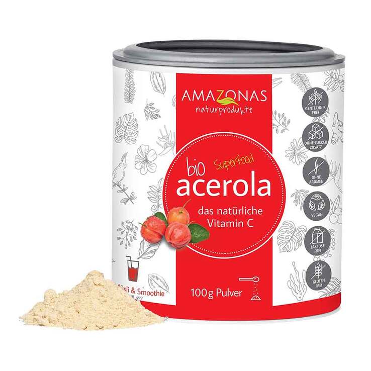 Poudre D'acérola 4x500g - Riche En Vitamine C Naturelle (min. 17%), Vegan, Allemagne