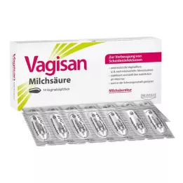 VAGISAN Suppositoires vaginaux à lacide lactique, 14 pcs