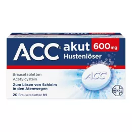 ACC akut 600 comprimés effervescents, 20 pcs