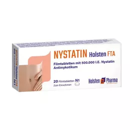NYSTATIN Comprimés pelliculés Holsten, 20 pcs
