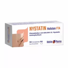 NYSTATIN Comprimés pelliculés Holsten, 50 pcs