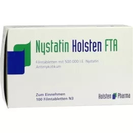 NYSTATIN Comprimés de films de film Holsten, 100 pc