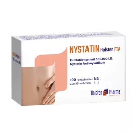 NYSTATIN Comprimés pelliculés Holsten, 100 pcs