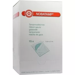 NOBATAMP-Stérille de liaison à la tamponade 1 cmx5 m, 15 pc