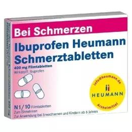 IBUPROFEN Heumann Painkillers 400 mg, 10 pc