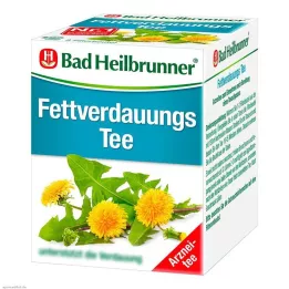 BAD HEILBRUNNER Sachets filtres pour thé pour la digestion des graisses, 8X1,8 g