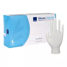 NITRIL Gants Gants en poudre Grand, 100 pc