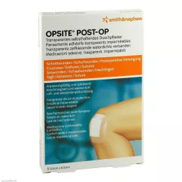 OPSITE Poste-OP Bandage 8,5x9,5 cm, 5 pièces