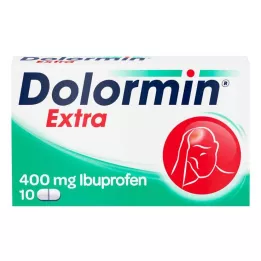 DOLORMIN Comprimés pelliculés supplémentaires, 10 pièces