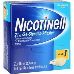 NICOTINELL 21 mg / 24 heures Plâtre 52,5 mg, 21 pc