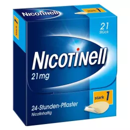 NICOTINELL Timbre 21 mg/24 heures 52,5 mg, 21 pcs
