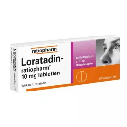 LORATADIN-ratiopharm 10 mg comprimés, 20 pcs