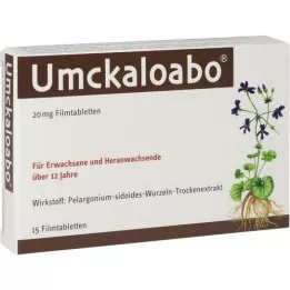 UMCKALOABO 20 mg de comprimés de films, 15 pc
