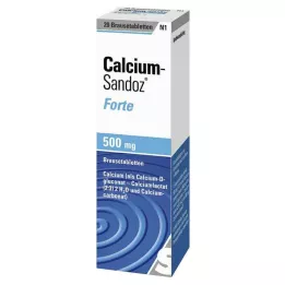 CALCIUM SANDOZ forte comprimés effervescents, 20 pcs