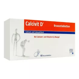 CALCIVIT Comprimés effervescents D, 40 pièces