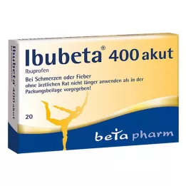 IBUBETA 400 comprimés pelliculés à action aiguë, 20 pcs