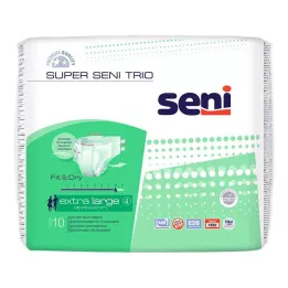 SUPER SENI Trio culottes dincontinence taille 4 XL, 10 pièces