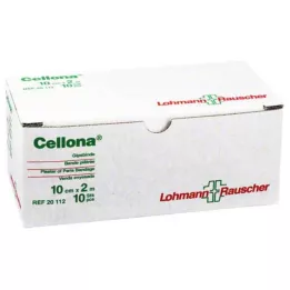 CELLONA Pansements plâtrés 10 cm x 2 m, 10 pièces