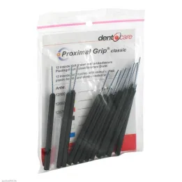 Brosse interdentaire noire Proximal Grip xx-fine, 12 pièces