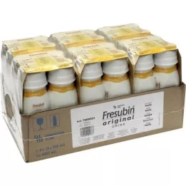 FRESUBIN ORIGINAL DRINK Bouteille de consommation de vanille 6x4x200 ml