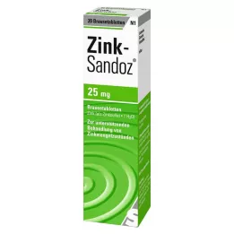 ZINK SANDOZ Comprimés effervescents, 20 pièces