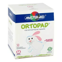ORTOPAD Plâtre de capacité oculaire moyenne, 50 pc