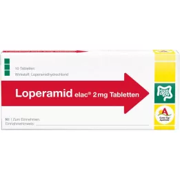 LOPERAMID ELAC 2 mg comprimés, 10 pc