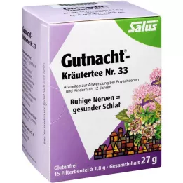 GUTNACHT Sachets filtrants pour tisane n°33 Salus, 15 pièces