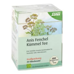ANIS FENCHEL Sachet filtre de thé au carvi AFeKü Bio Salus, 40 pièces
