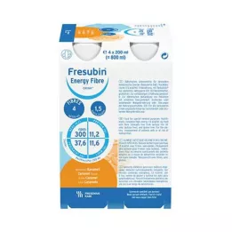 FRESUBIN ENERGY Fibre DRINK Bouteille de consommation de caramel 6x4x200 ml