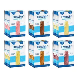 FRESUBIN ENERGY Fibre DRINK Bouteilles à boire en carton mélangé 6X4X200 ml