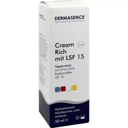 DERMASENCE Rich à la crème LSF 15, 50 ml