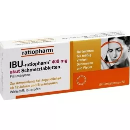 IBU-RATIOPHARM 400 mg aigu painbl.filmtambl., 10 pc
