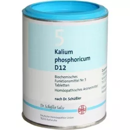 BIOCHEMIE DHU 5 Potassium phosphoricum D 12 comprimés, 1000 pc