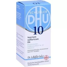 BIOCHEMIE DHU 10 Sodium Sulfucum D 6 comprimés, 80 pc
