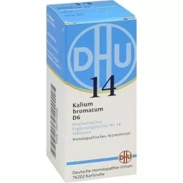 BIOCHEMIE DHU 14 Potassium bromatum d 6 comprimés, 80 pc