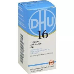 BIOCHEMIE DHU 16 Lithium chloratum d 6 comprimés, 80 pc