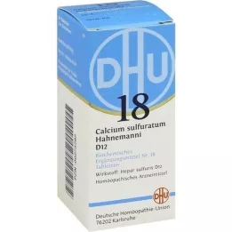 BIOCHEMIE DHU 18 Sulfuratum de calcium D 12 comprimés, 80 pc