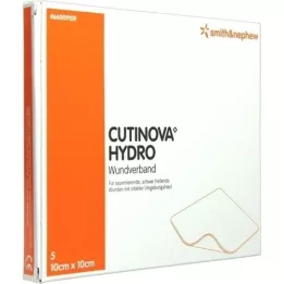 Cutinova Hydro 10x10cm Adhésitant Dressing, 5 pc