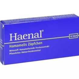 HAENAL HAMAMELIS Suppositories, 10 pc