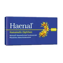 HAENAL Suppositoires dHamamélis, 10 pcs