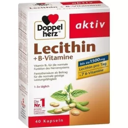DOPPELHERZ Capsules de vitamine de lécithine + b, 40 pc