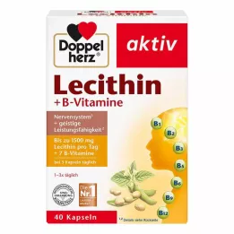 DOPPELHERZ Capsules de lécithine + vitamines B, 40 pcs