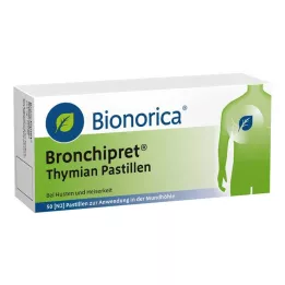 BRONCHIPRET Pastilles au thym, 50 pcs