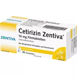 CETIRIZIN Zentiva 10 mg de comprimés de films, 50 pc