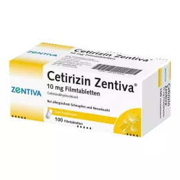 CETIRIZIN Zentiva 10 mg, comprimés pelliculés, 100 pcs