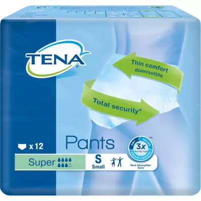 TENA PANTS Super S 65-85 cm Pantalon jetable confit, 12 pc