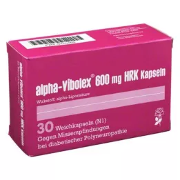 ALPHA VIBOLEX 600 mg HRK capsules molles, 30 pièces