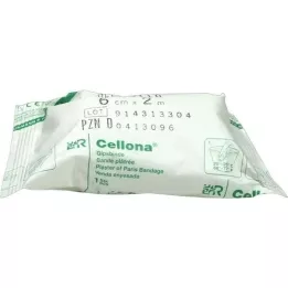 CELLONA Bandages en plâtre 6 CMX2 M, 1 pc