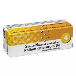 SCHUCKMINERAL Globuli 4 Potassium chloratum D6, 7,5 g